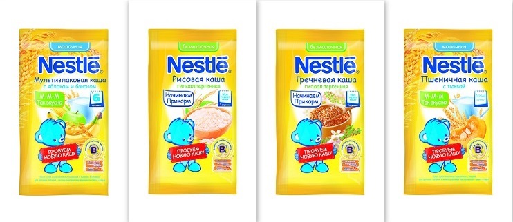 Новые детские каши NESTLÉ в порционной упаковке для удобства мам и их ...